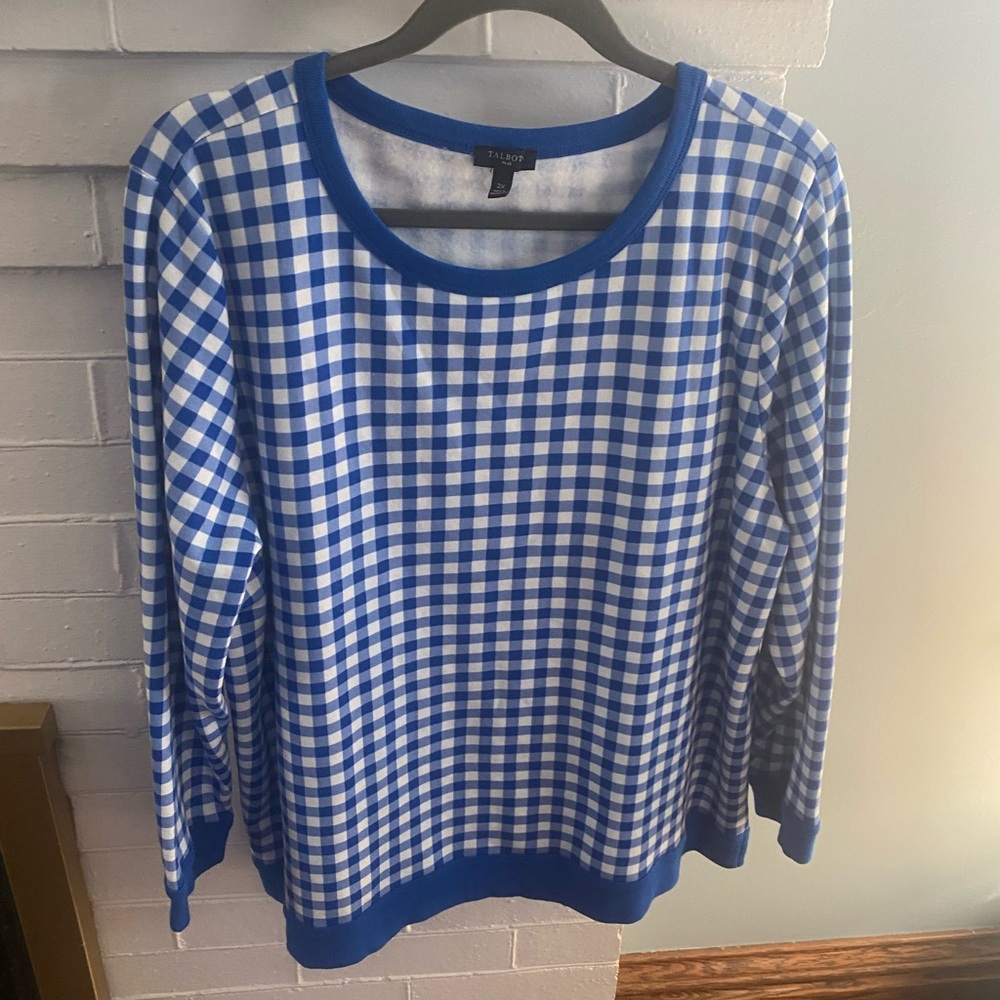 Sz 2x Talbots Crew Neck Sweatshirt